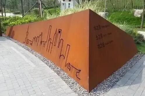 凤凰镇耐候钢挡土墙